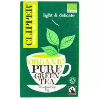 Чай зеленый Clipper Organic pure green tea в пакетиках