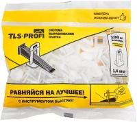 Зажим для укладки плитки TLS-Profi TLS12016/TLS52020/TLS72021, белый, 100 шт