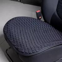 Накидки на передние сиденья CarFashion PALERMO MINI (1шт) черный/синий/черный дакрон/экокожа