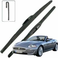 Дворники Jaguar XK (2) X150 Ягуар ХК Х150 открытый кузов 2-й рест 2011 2012 2013 2014 Щетки стеклоочистителя гибридные 530мм-530мм к-т 2 шт