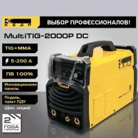 Сварочный аппарат инверторного типа Кедр MultiTIG-2000P DC 8005455, TIG, MMA