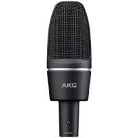 Микрофон проводной AKG C3000, разъем: XLR 3 pin (M), черный