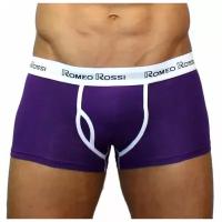 Мужские трусы боксеры фиолетовые Romeo Rossi RR365-5 M (46)