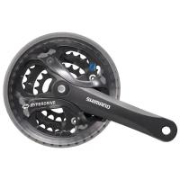 SHIMANO Система Shimano Acera, M361, 175мм, Кв, 48/38/28T, защ, черный