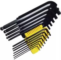 Набор шестигранников Stanley Hand Tools STANLEY 0-69-257, 12шт. Дюймовые, 1/16-3/8