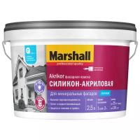 Краска Marshall Akrikor Фасадная силикон-акриловая матовая BC 2,5 л