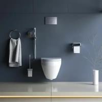 Комплект для ванной комнаты Spirit CK70HA унитаз подвесной, сиденье, кнопка для инсталляции, инсталляция, встраиваемый смеситель для душа с гигиеническим душем, аксессуары для ванной
