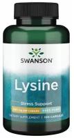 Swanson L-Lysine, 500 мг, 100 капсул