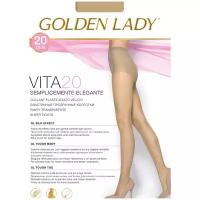 Колготки Golden Lady Vita, 20 den, размер 4, бежевый, серый
