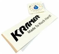 Декаль для гитары "Kramer Made to rock hard"