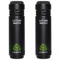 LEWITT LCT 040 MATCH stereo pair, разъем: XLR 3 pin (M), черный, 2 шт