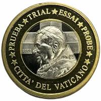 Ватикан 1 евро 2007 г. (Европа) Specimen (Проба)