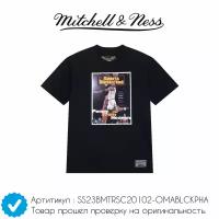 Футболка Mitchell & Ness 9 (XL) оверсайз с принтом