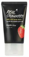 FarmStay Real Strawberry Peel-Оff Nose Pack - Маска-пленка с экстрактом клубники для носа 60 мл