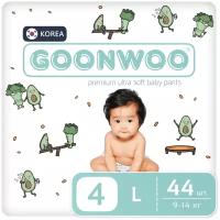 Подгузники-трусики GOONWOO размер 4 / L (9 - 14 кг), 44 шт