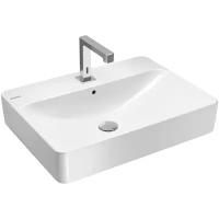 Накладная раковина Geberit VariForm 60х45х15,8см, арт. 500.780.01.2, санфарфор, с отв. под смеситель, с переливом