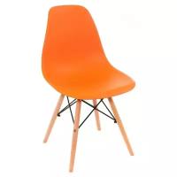 Стул Woodville Eames (PC-015), пластик, цвет: оранжевый