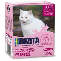 Влажный корм для кошек Bozita с лангустом 370 г (кусочки в желе)