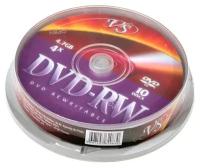 VS Диск DVD-RW VS 4.7Gb 4x Cake Box, 10шт