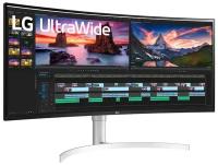 Монитор 38" LG 38WN95C-W White Сurved (IPS, LED, Wide, 3840x2160, 144Hz, 1ms, 178°/178°, 450 cd/m, 1000:1, +DP, +2хHDMI