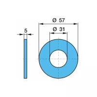 0332032380 шайба d31/57х6 пальца полурессоры bpw Bpw 03.320.32.38.0 Bpw: 03.320.32.38.0