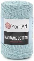 Пряжа 4 шт YarnArt Macrame Cotton холодный мятный (775)