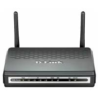 Wi-Fi роутер D-Link DSL-2740U/R1A, ADSL2+, черный