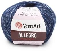 Пряжа для вязания YarnArt 'Allegro' 50гр 145м (13% шерсть, 41% полиамид, 46% акрил) (721 джинсовый меланж), 10 мотков