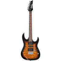 Ibanez GRX70QA-SB электрогитара, цвет санбёрст