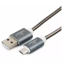 Micro USB кабель Cablexpert CC-G-mUSB02Gy-0.5M