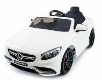 Детский электромобиль Mercedes Benz S63 LUXURY 2.4G - White - HL169-LUX-W