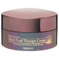 Антивозрастной крем с черным жемчугом и золотом - Deoproce Black Pearl Therapy Cream