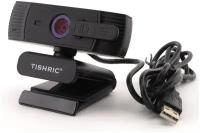 TISHRIC T200 (Full HD 1080p, 1920x1080@30 кадров/с, автофокус, микрофон, шторка, USB 2.0)