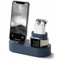 Док- станция Elago Charging Hub 3 in 1 (EST- TRIO- JIN) для устройств Apple (Jean Indigo)