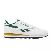 Кроссовки Reebok Classic Leather, размер 10,5 US, белый, зеленый