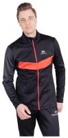 NORDSKI Разминочная куртка Nordski Base (Black/Red 50-L)