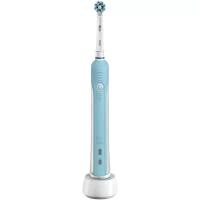 Электрическая зубная щетка Oral-B PRO 1 - 500 CrossAction D16.513.1U, голубой/белый