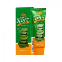 FARMSTAY солнцезащитный крем ALOE VERA PERFECT SUN CREAM SPF 50+/PA +++, 70ML