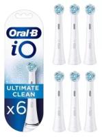 Насадки для зубных щеток Oral-B iO Ultimate Clean White 6 шт