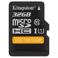 Карта памяти Kingston microSDHC Canvas Select Class 10 UHS-I U1 (100/10MB/s) 32GB