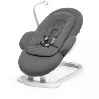 Шезлонг Stokke STEPS BOUNCER White Deep Grey 350111