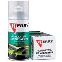 Очиститель кондиционера автомобиля KERRY 210 мл (шашка для кондиционера, ликвидатор запахов в салоне автомобиля, очиститель кондиционера) KR-917