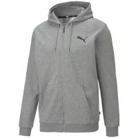 Толстовка PUMA Ess Small Logo Fz Hoodie, размер L, серый