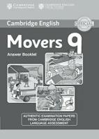 Cambridge English Young Learners Tests 9 Movers Answer Booklet