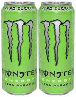 Энергетический напиток Monster Energy Ultra Paradise / Монстер Ультра Парадис 2 шт. 500мл (Великобритания)