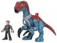 Набор фигурок динозавр Теризинозавр и Оуэн IMAGINEXT Jurassic World Therizinosaurus GVV63