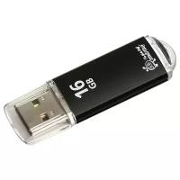 Smart Buy Память Smart Buy "V-Cut" 16GB, USB 2.0 Flash Drive, черный (металл. корпус)