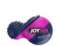 Игрушка JOYSER Active Duoball для собак Резиновый мяч с пищалкой M синий, розовый, 12 см