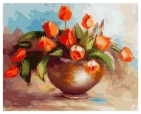 Картина по номерам Paintboy GX 37752 Букет тюльпанов 40х50 см