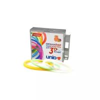 Комплект пластика UNID PRO для 3Д-ручек -3 светящихся цвета в органайзере